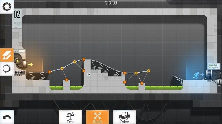 Bridge Constructor Portal játékteszt - 2. kép