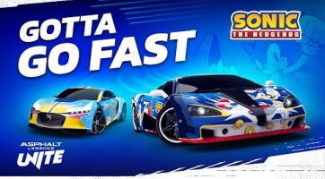 Sonic és barátai befutnak az Asphalt Legends Unite pályáira