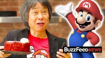 Így játszik sütievés közben a Super Mario Run-nal Shigeru Miyamoto
