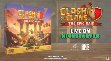 Fél órán belül összejött a Clash of Clans társasjáték Kickstarter-gyűjtése