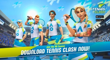 A Roland Garros hivatalos mobiljátéka is a Tennis Clash lett
