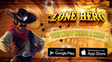 Banditákra vadászhatunk a western hangulatú Mr Lone Hero című arcade shooterben