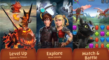Dragons: Titan Uprising címmel mobiljáték készült a Dreamworks-féle Sárkányok alapján