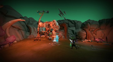 Egy óriási csontvázszerű T-Rex a RuneScape új főellensége