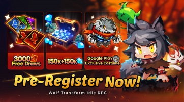 Előregisztrálható egy vérfarkasos idle RPG, a Go Go Wolf!