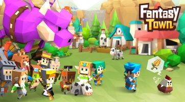 Fantasy Town címmel jön egy gazdálkodós játék mobilokra, amiben RPG és kalandjátékos elemek is vannak