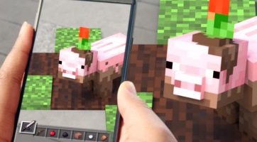Kiterjesztett valóságra épülő mobiljáték készül a Minecraft alapján