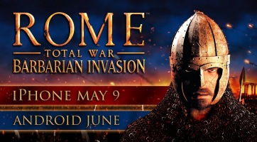 Már holnap megjelenik iPhone-ra a Rome: Total War - Barbarian Invasion