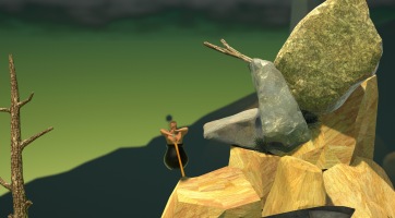Megérkezett Androidra a Getting Over It című beteg hegymászó játék