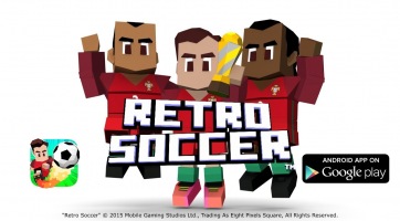 Megérkezett Androidra a Retro Soccer, egy igazán régi vágású focis játék