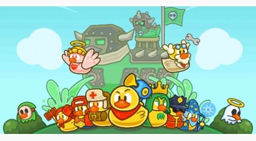 Megjelent egy gumikacsás játék, a Rubber Duck: Idle Squad Game