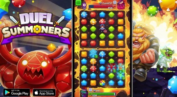 PvP alapú match-3 puzzler érkezett Duel Summoners címmel