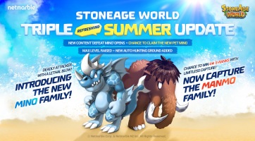 Rengeteg újdonsággal érkezett meg a Defeat Mino frissítés a StoneAge World-höz