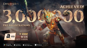 Több mint 3 millió előregisztrálóval várja a jövő heti indulást a Dragonheir: Silent Gods