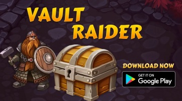 Vault Raider: körökre osztott dungeon crawler egy falánk harcos törpével